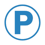 Icon eines Parksymbols Icon eines Parksymbols
